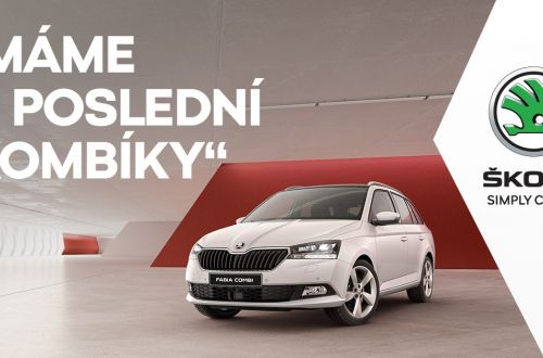 Máme poslední kombíky!