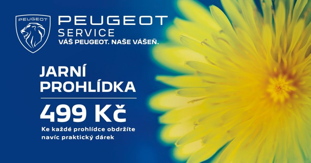 Jarní servisní akce Peugeot