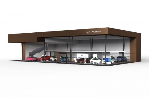 Finišujeme výstavbu nového autosalonu Hyundai