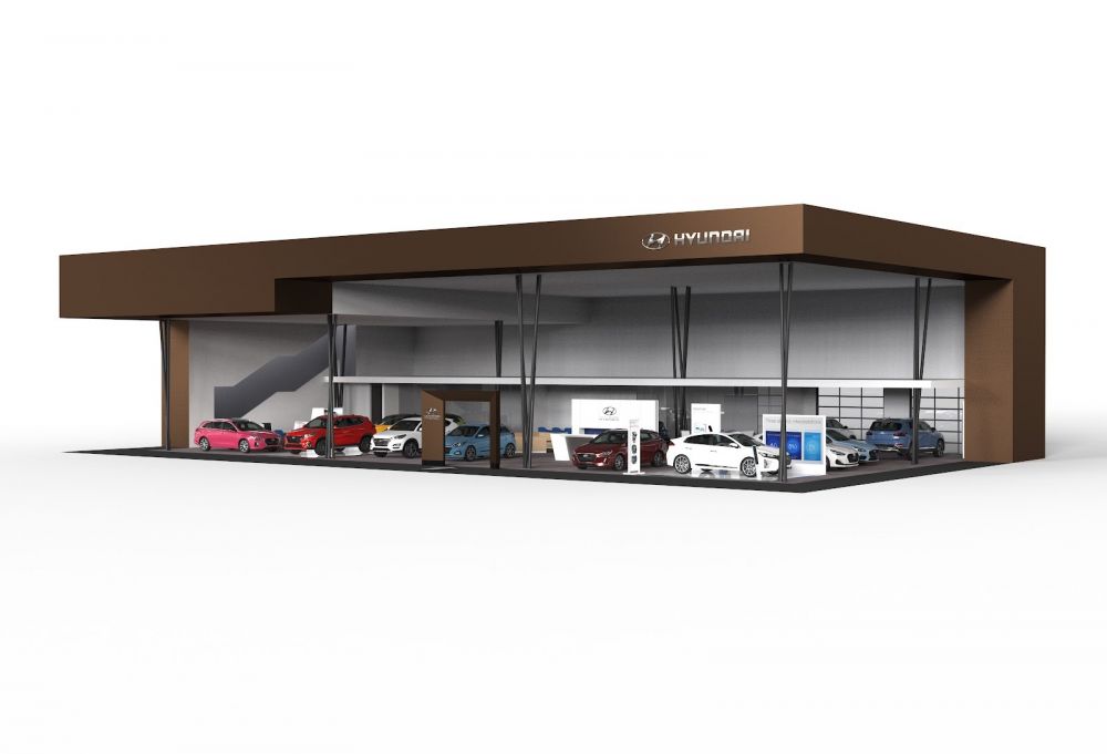 Finišujeme výstavbu nového autosalonu Hyundai